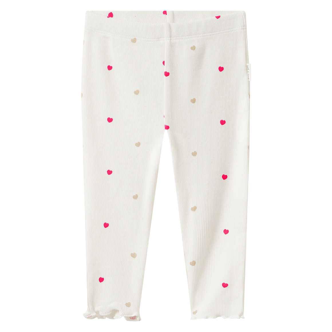 2 Newborn-leggings met ribstructuur