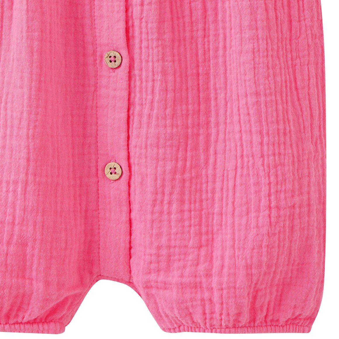 Newborn Musselin-Overall mit Knopfleiste