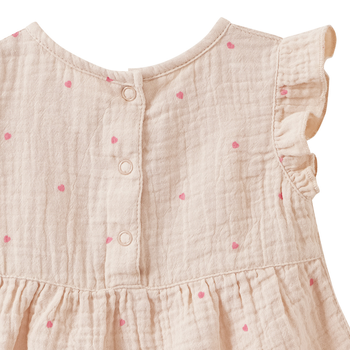 Newborn Kleid und Shorts aus Musselin