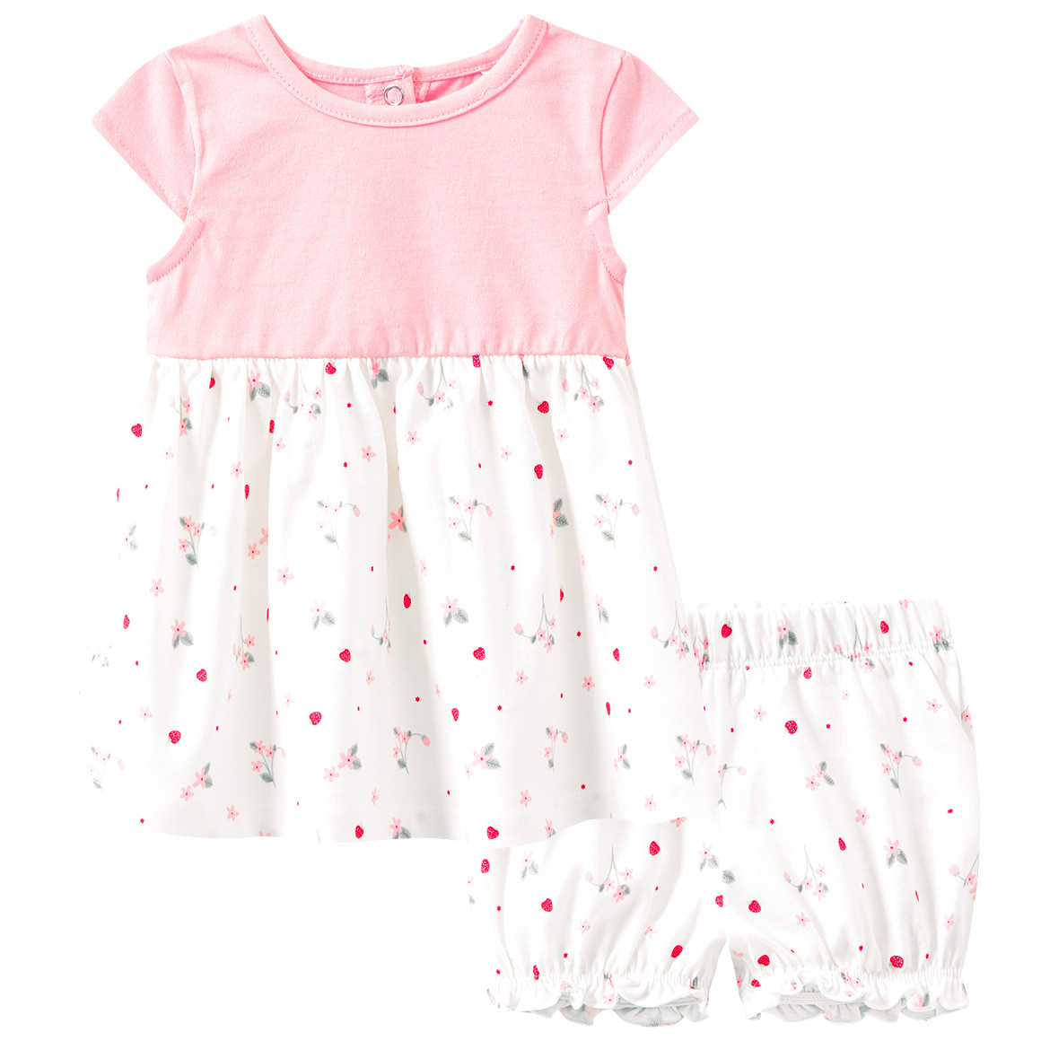 Newborn set met jurk en short