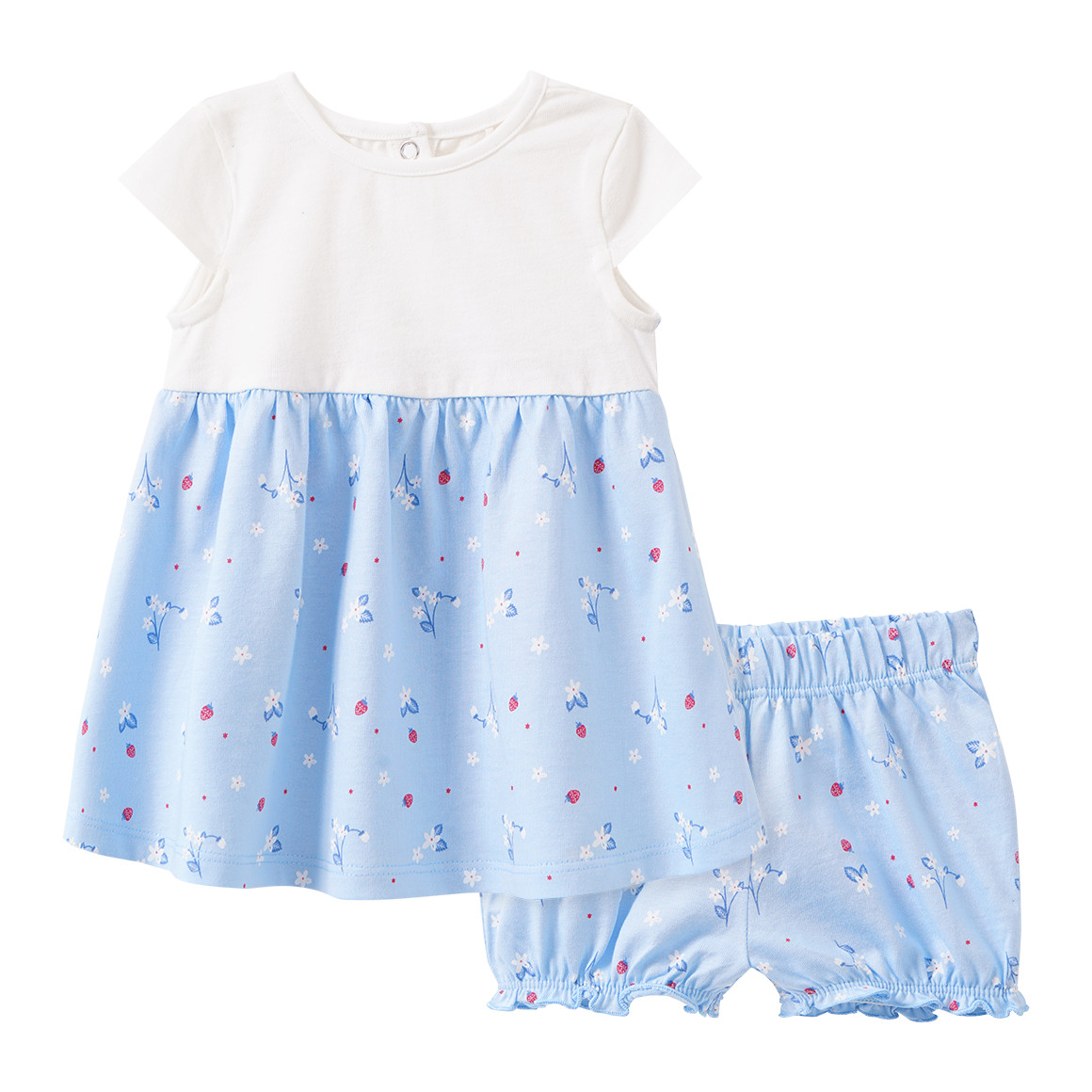 Newborn set met jurk en short