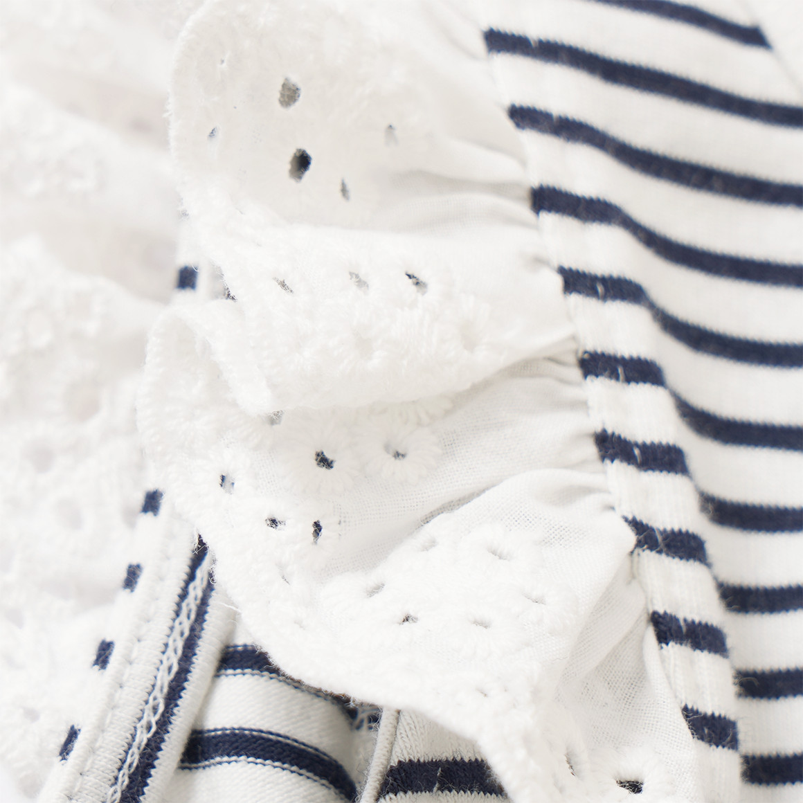 Newborn Overall im Material-Mix