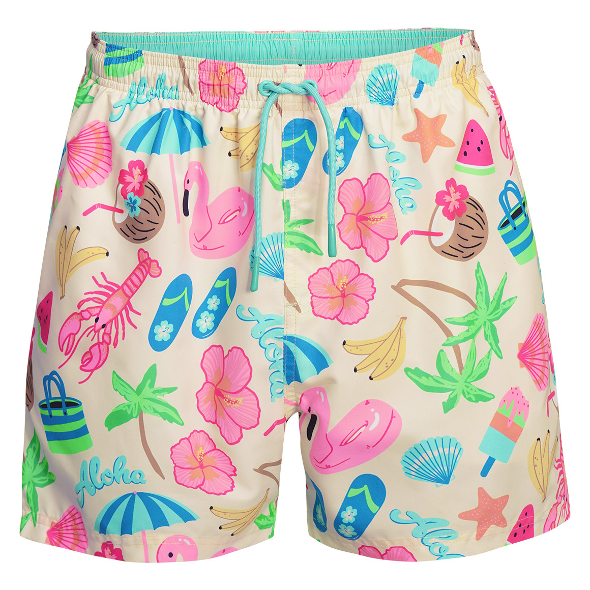Herren Badeshorts mit Allover-Print