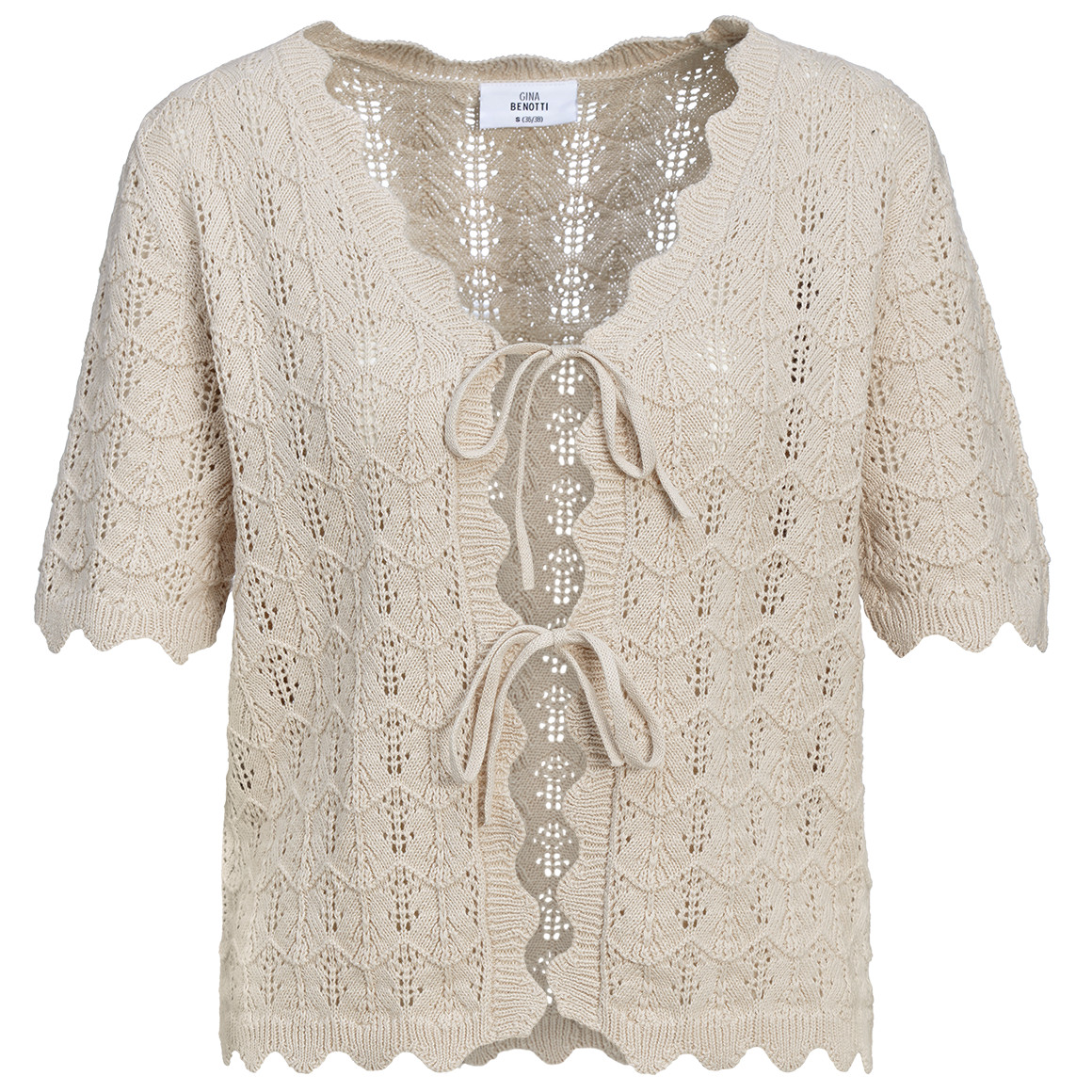 Damesvest met ajourpatroon