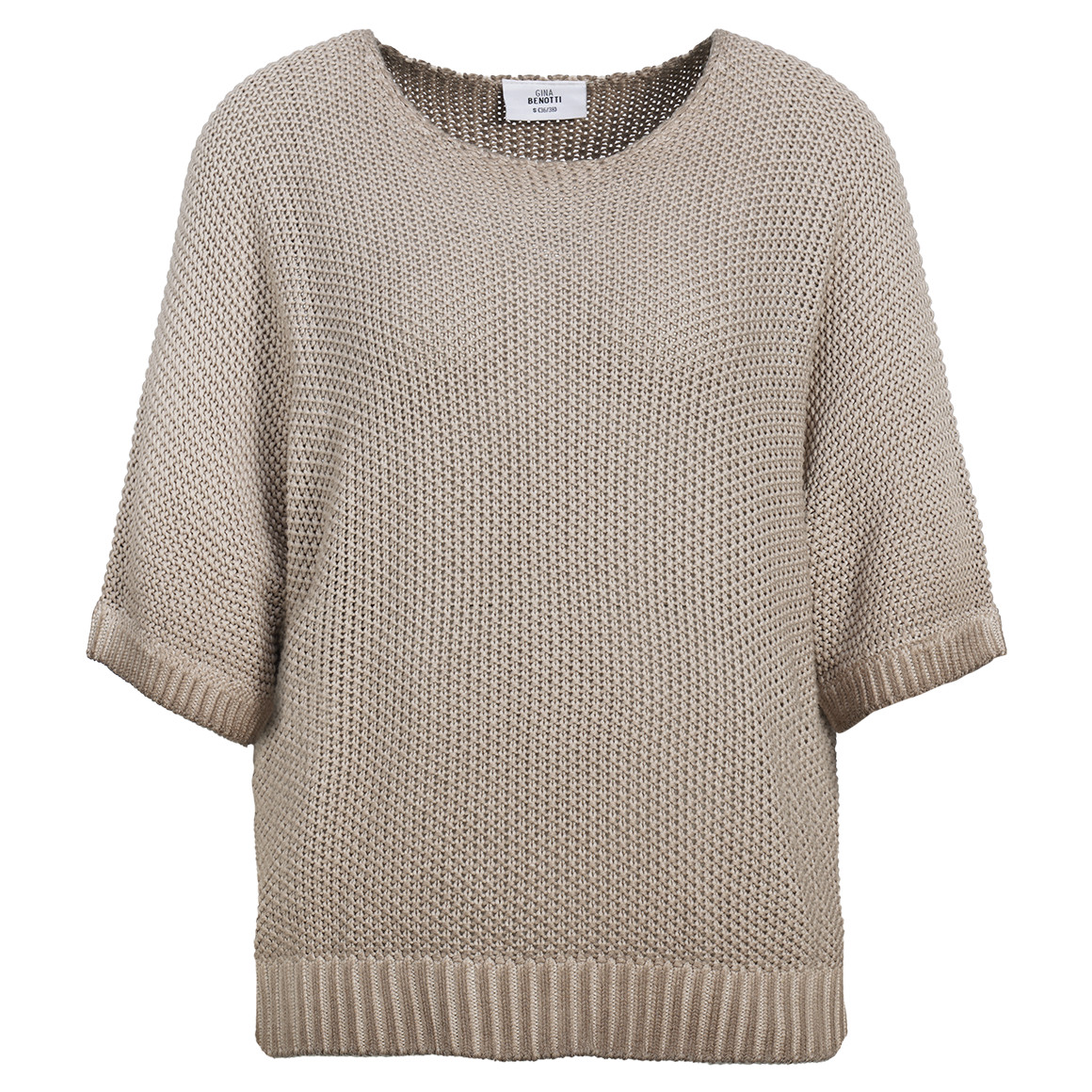 Damen Strickpullover mit Perlstrick