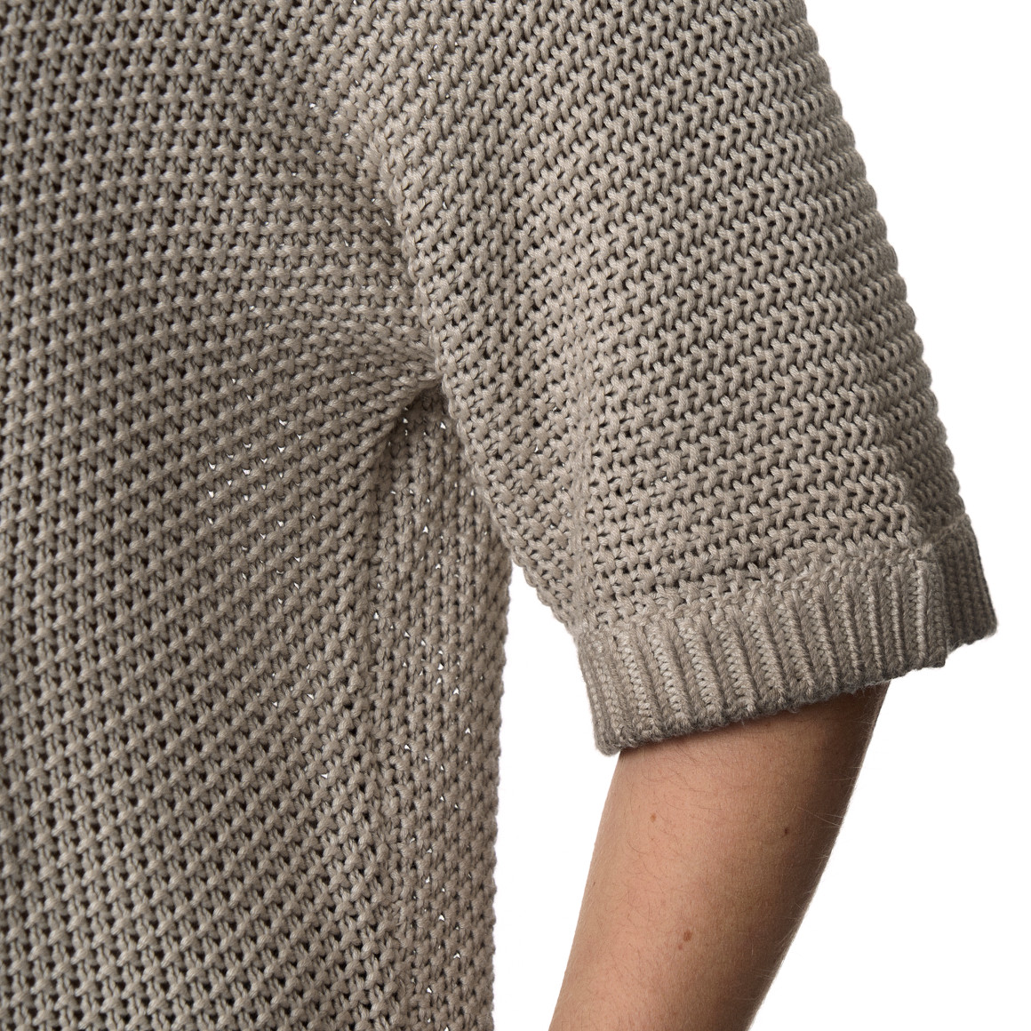 Damen Strickpullover mit Perlstrick
