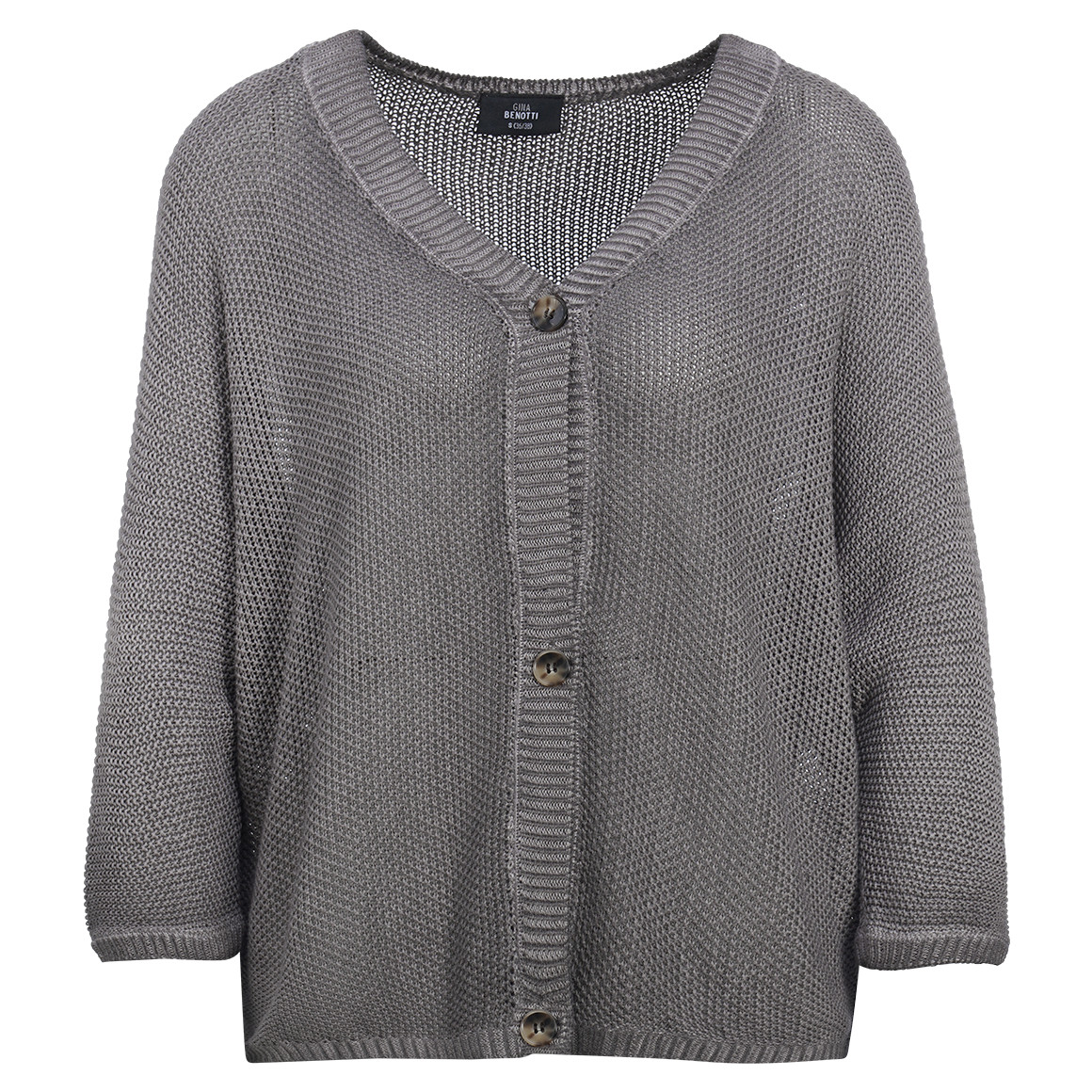 Damen Strickjacke mit Perlstrick