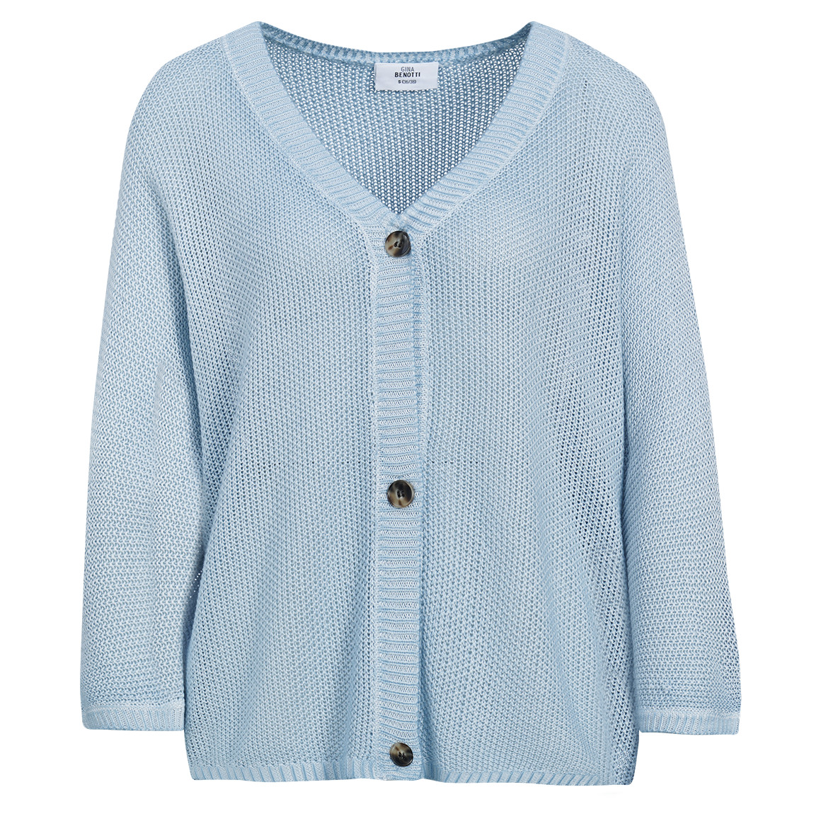 Damen Strickjacke mit Perlstrick