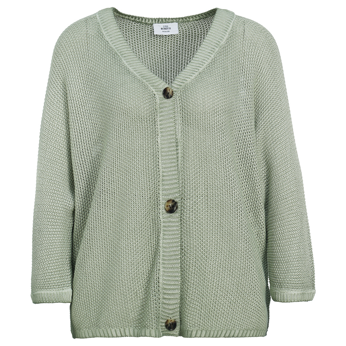 Damen Strickjacke mit Perlstrick