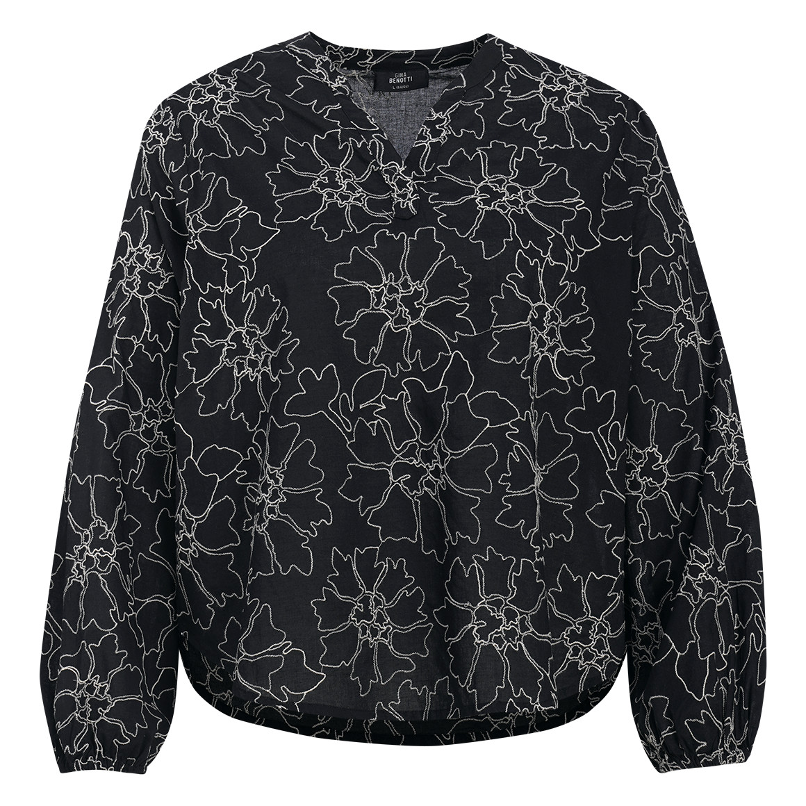 Damen Bluse mit Stickerei