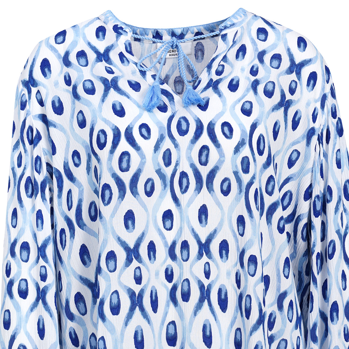 Damen Bluse in gekreppter Optik