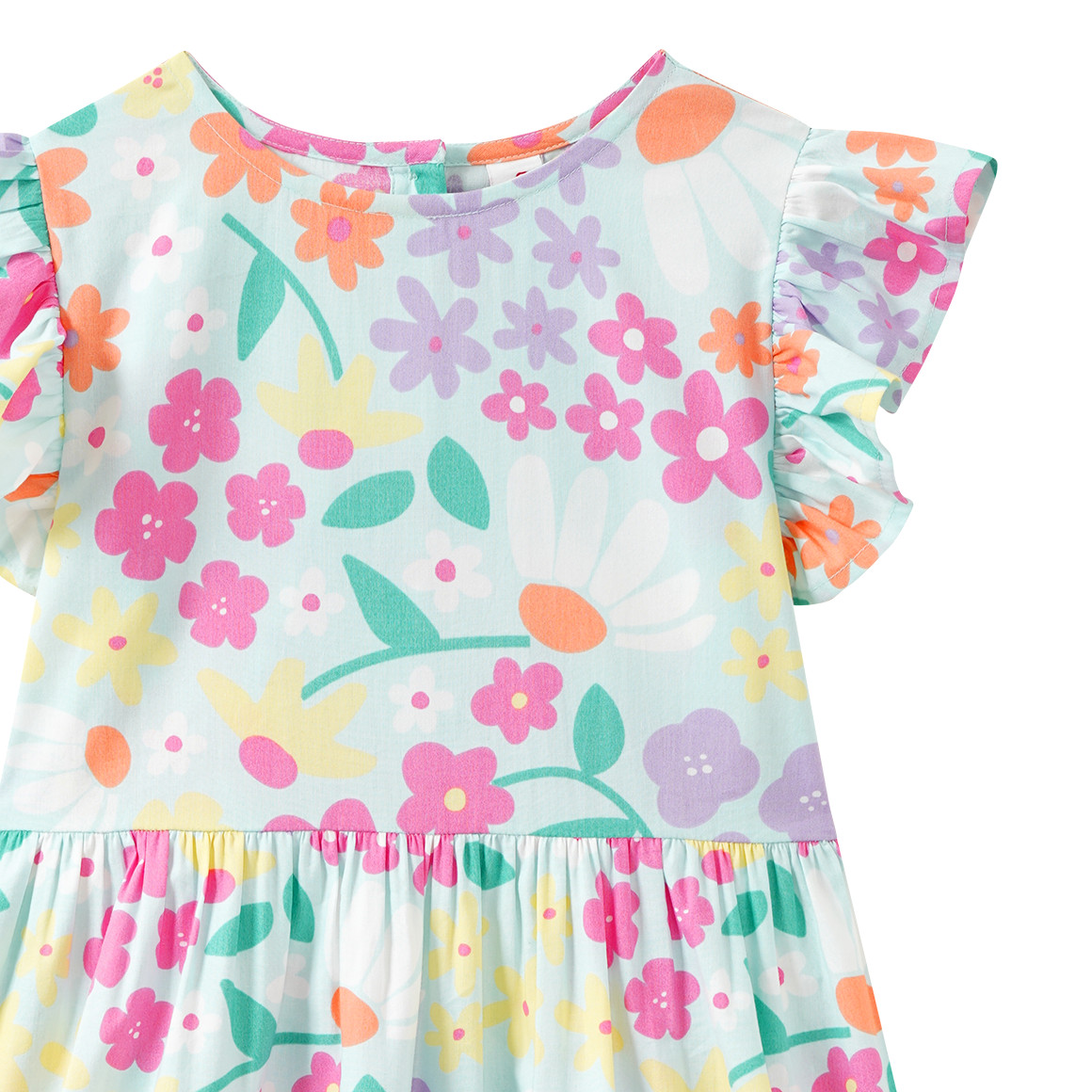 Mädchen Kleid mit Allover-Print