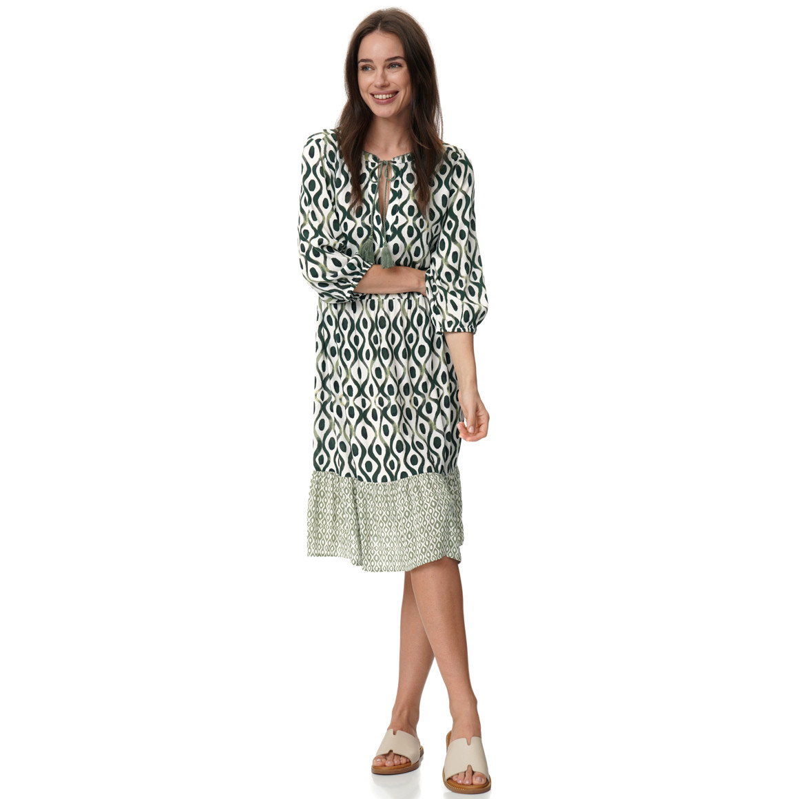Damen Kleid mit Allover-Print