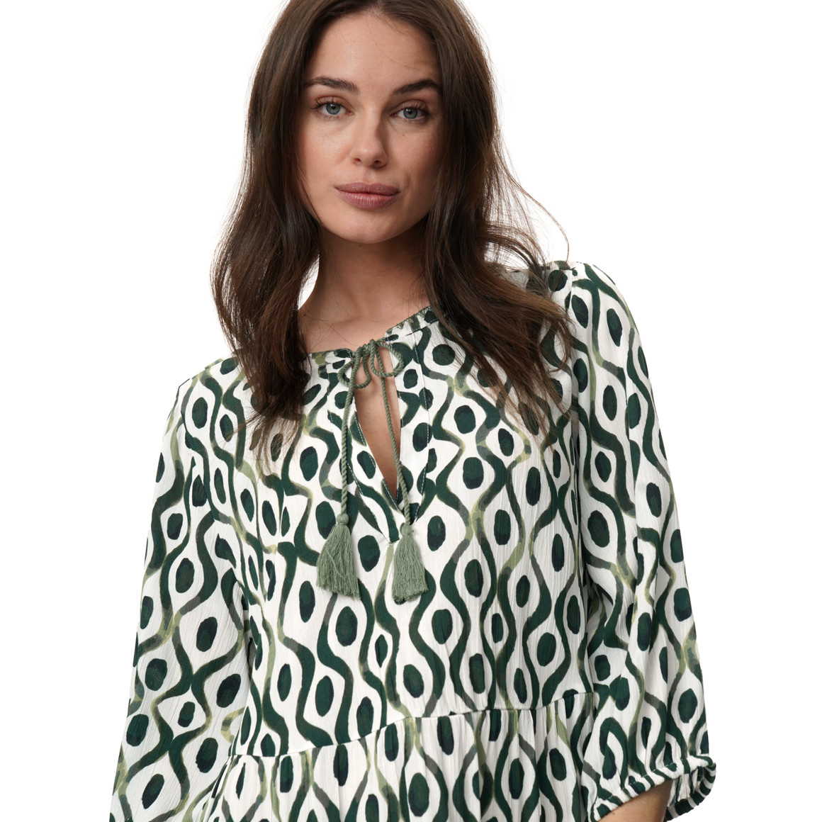 Damen Kleid mit Allover-Print