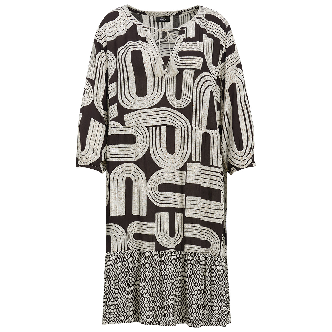 Damen Kleid mit Allover-Print