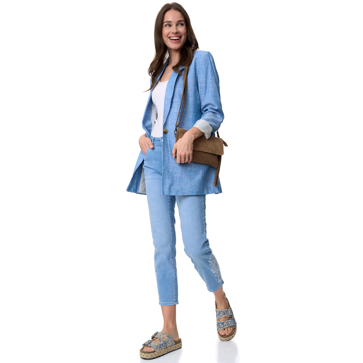 Damen Blazer mit Reverskragen