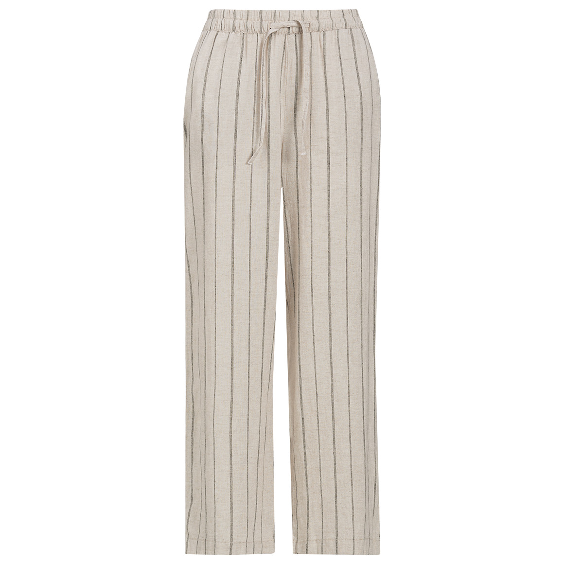 Damen Leinen-Hose mit Tunnelzug