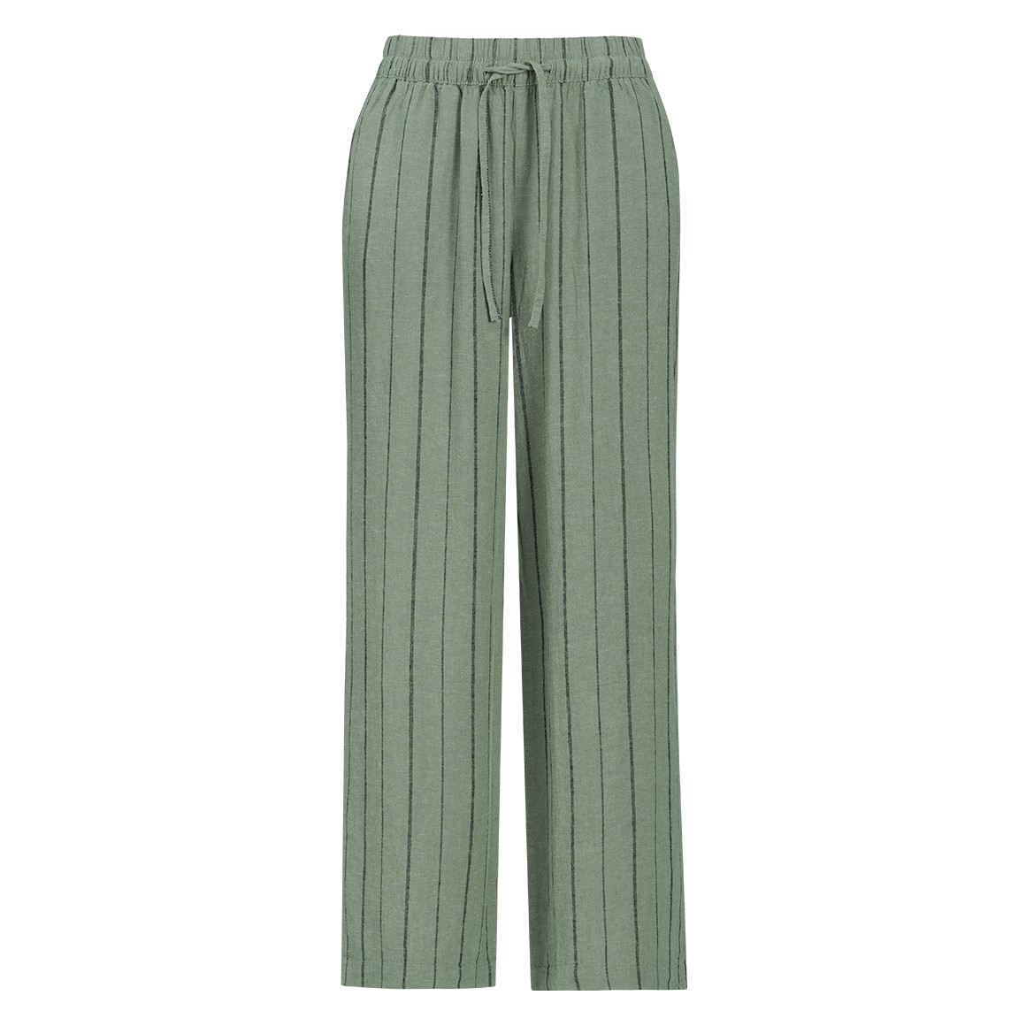 Damen Leinen-Hose mit Tunnelzug