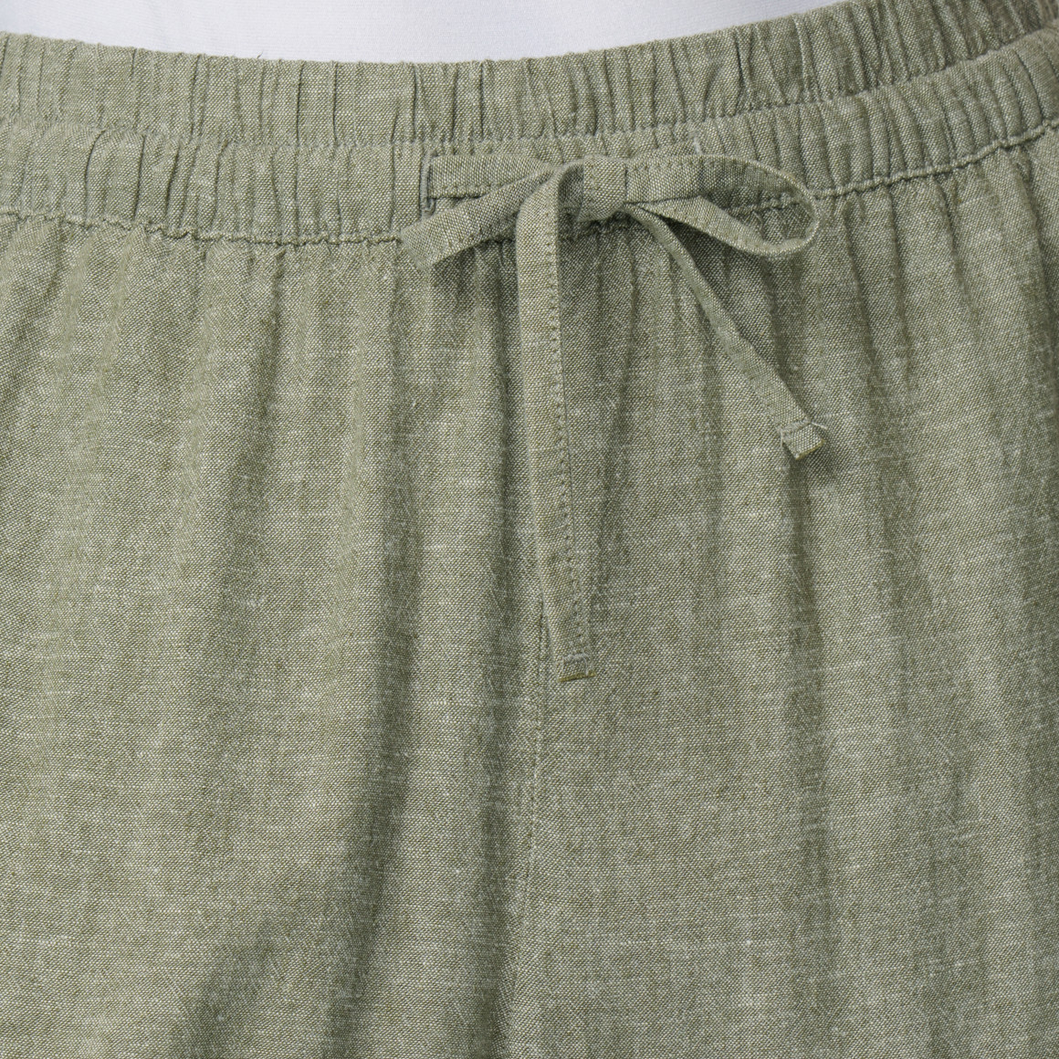 Damen Leinen-Hose mit Tunnelzug