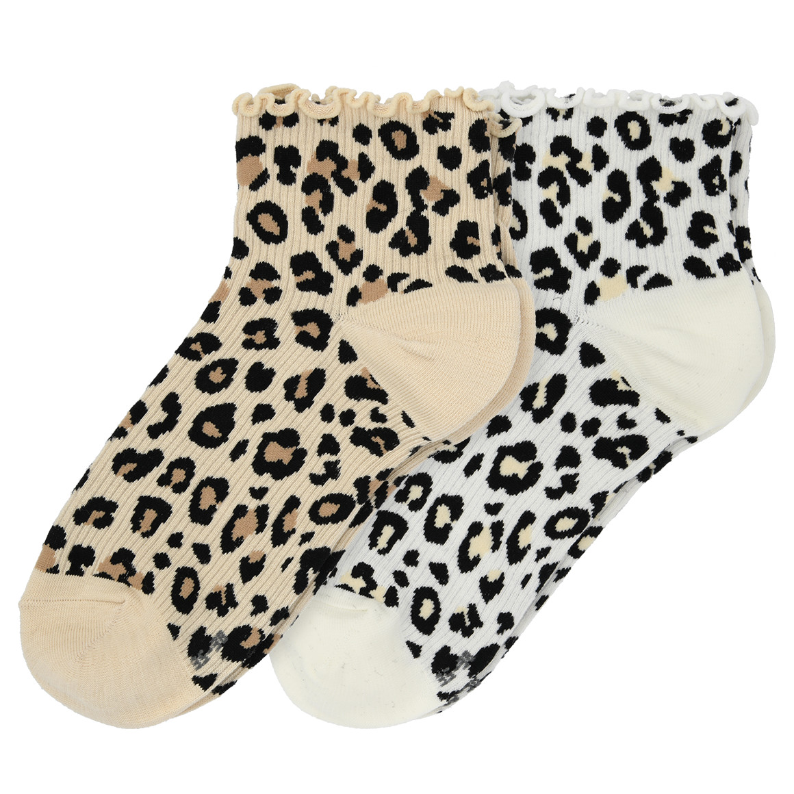 2 Paar Damen Sneaker-Socken knöchelhoch