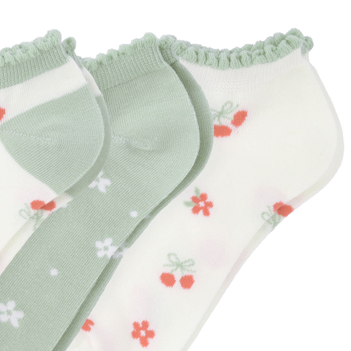 3 Paar Damen Sneaker-Socken im Set