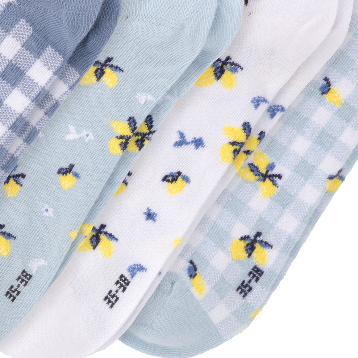 4 Paar Damen Sneaker-Socken im Set