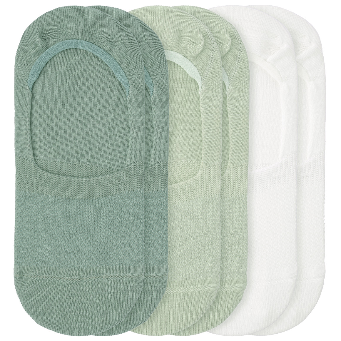 3 Paar Damen Füsslinge mit Viskose aus Bambus