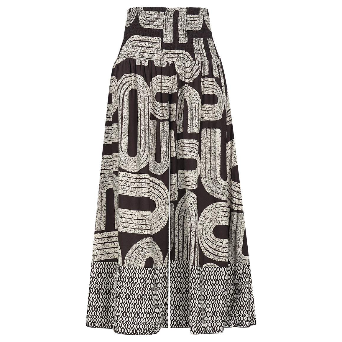 Damen Hose mit Smokbund
