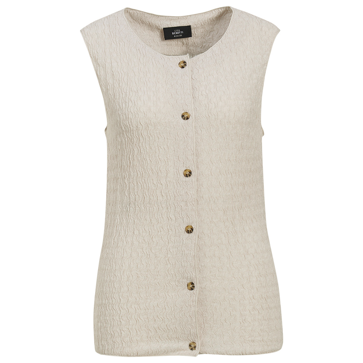 Damen Top mit Knopfleiste