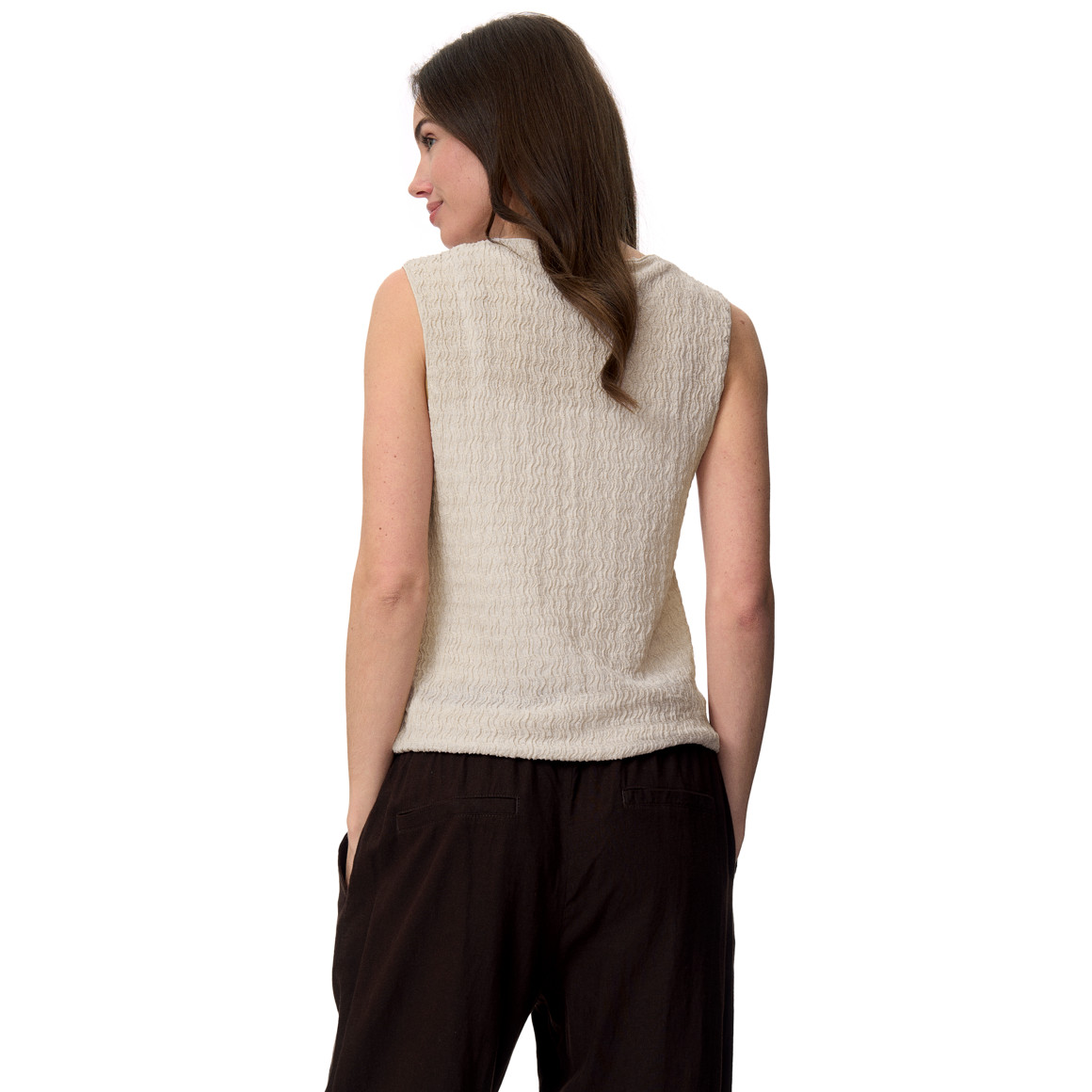 Damen Top mit Knopfleiste