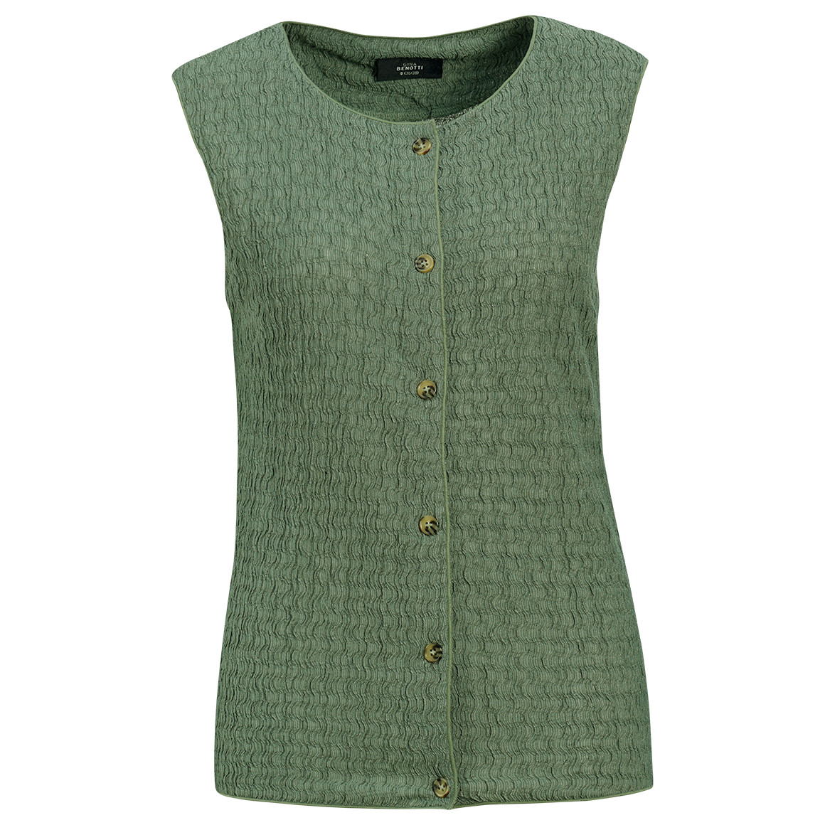 Damen Top mit Knopfleiste