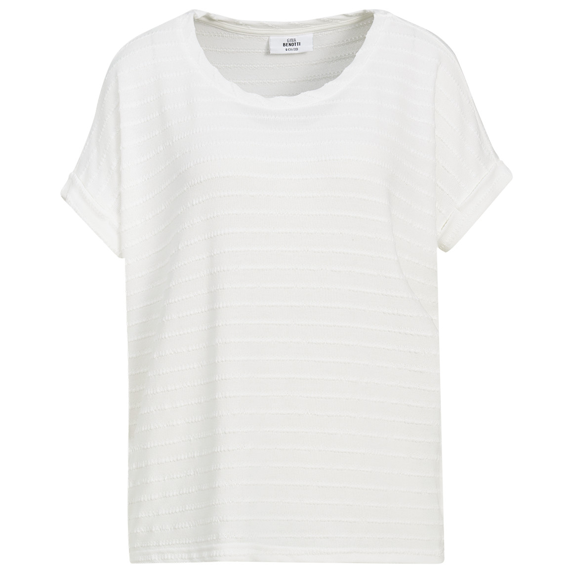 Damen T-Shirt aus strukturiertem Material