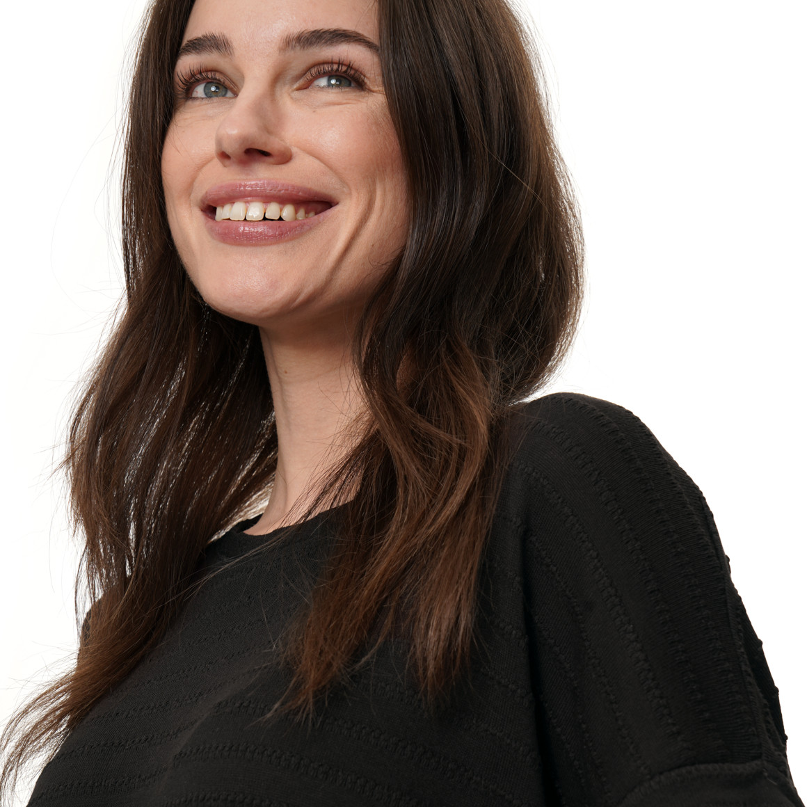 Damen T-Shirt aus strukturiertem Material