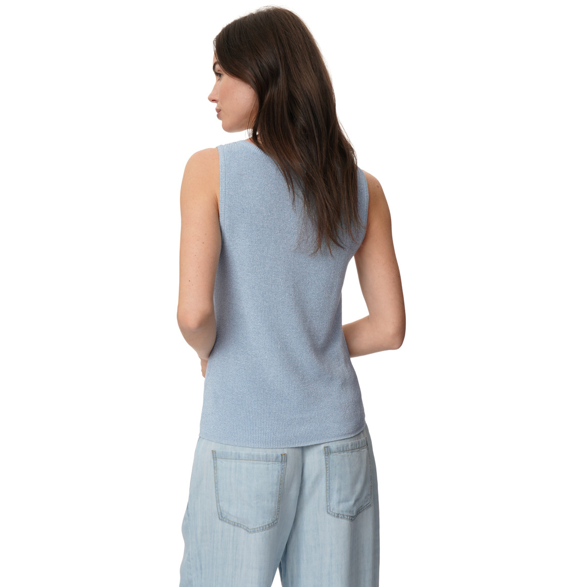 Damen Top mit Effektgarn