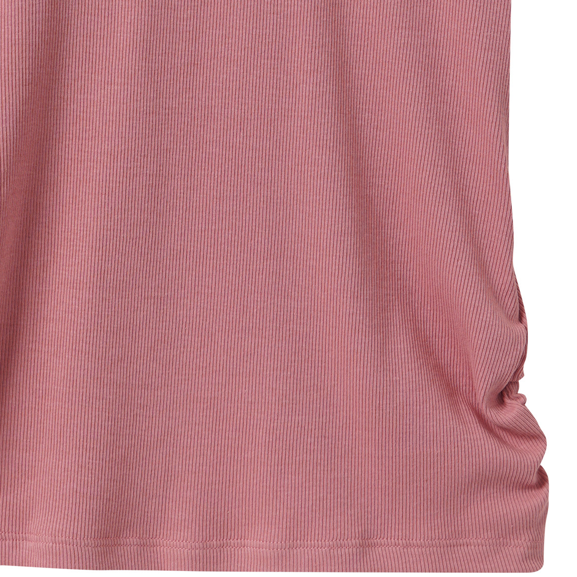 Mädchen T-Shirt mit Rippstruktur