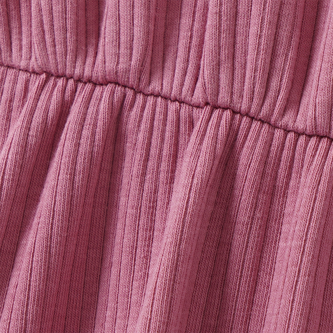 Mädchen Kleid mit Rippstruktur