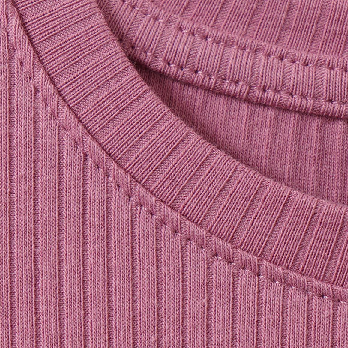 Mädchen Kleid mit Rippstruktur