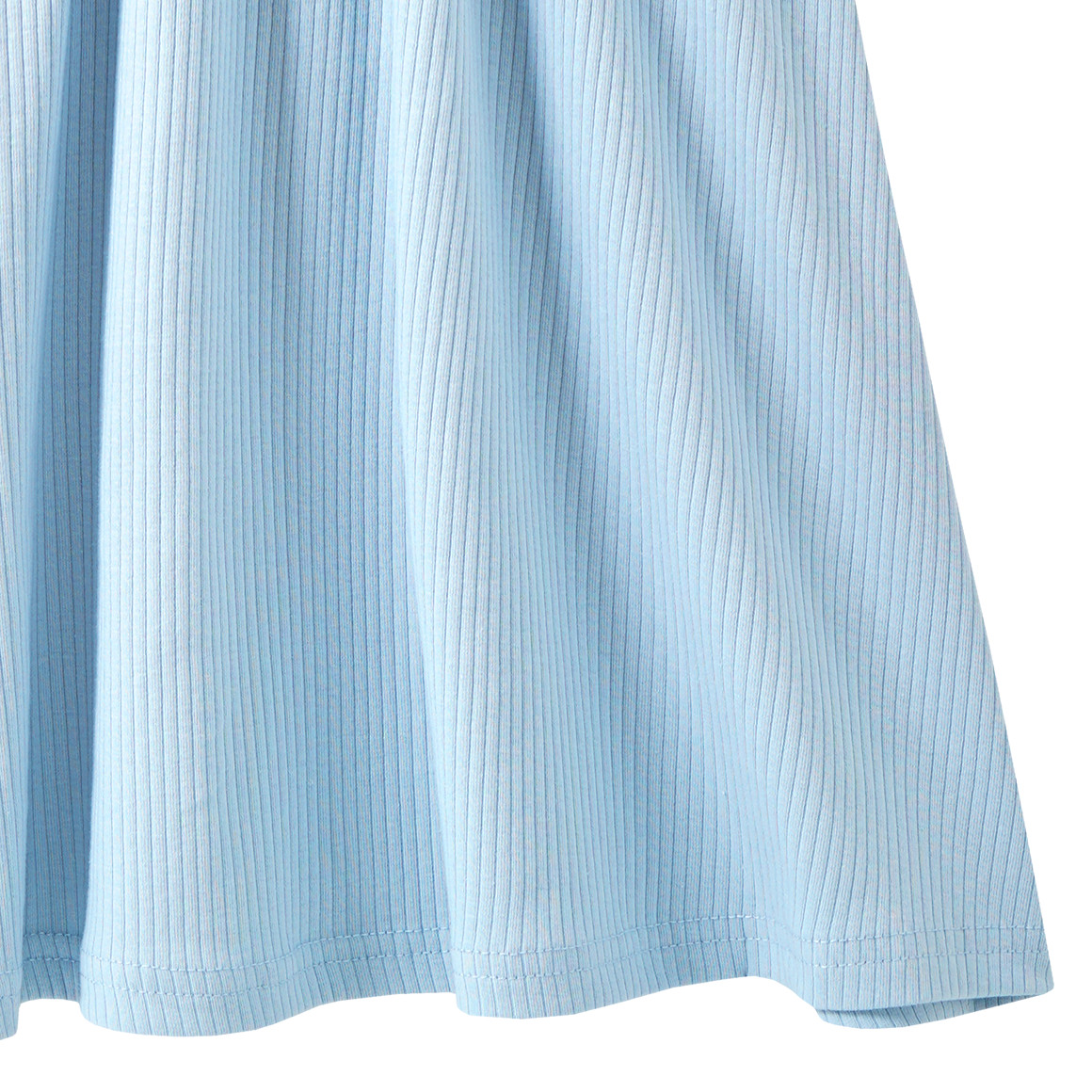 Mädchen Kleid mit Rippstruktur