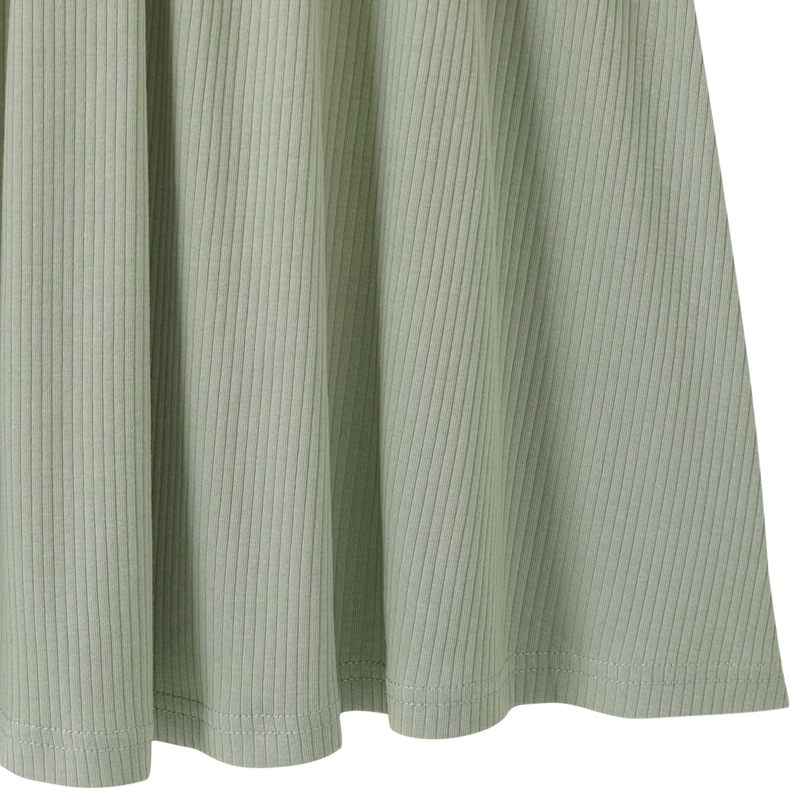 Mädchen Kleid mit Rippstruktur