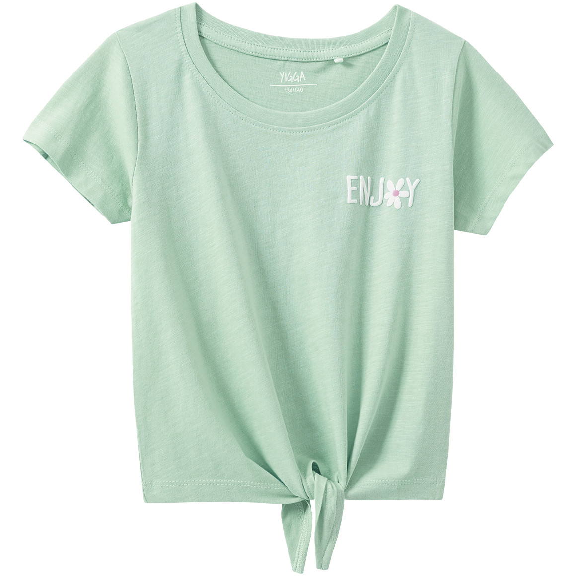 Mädchen T-Shirt mit Knotendetail
