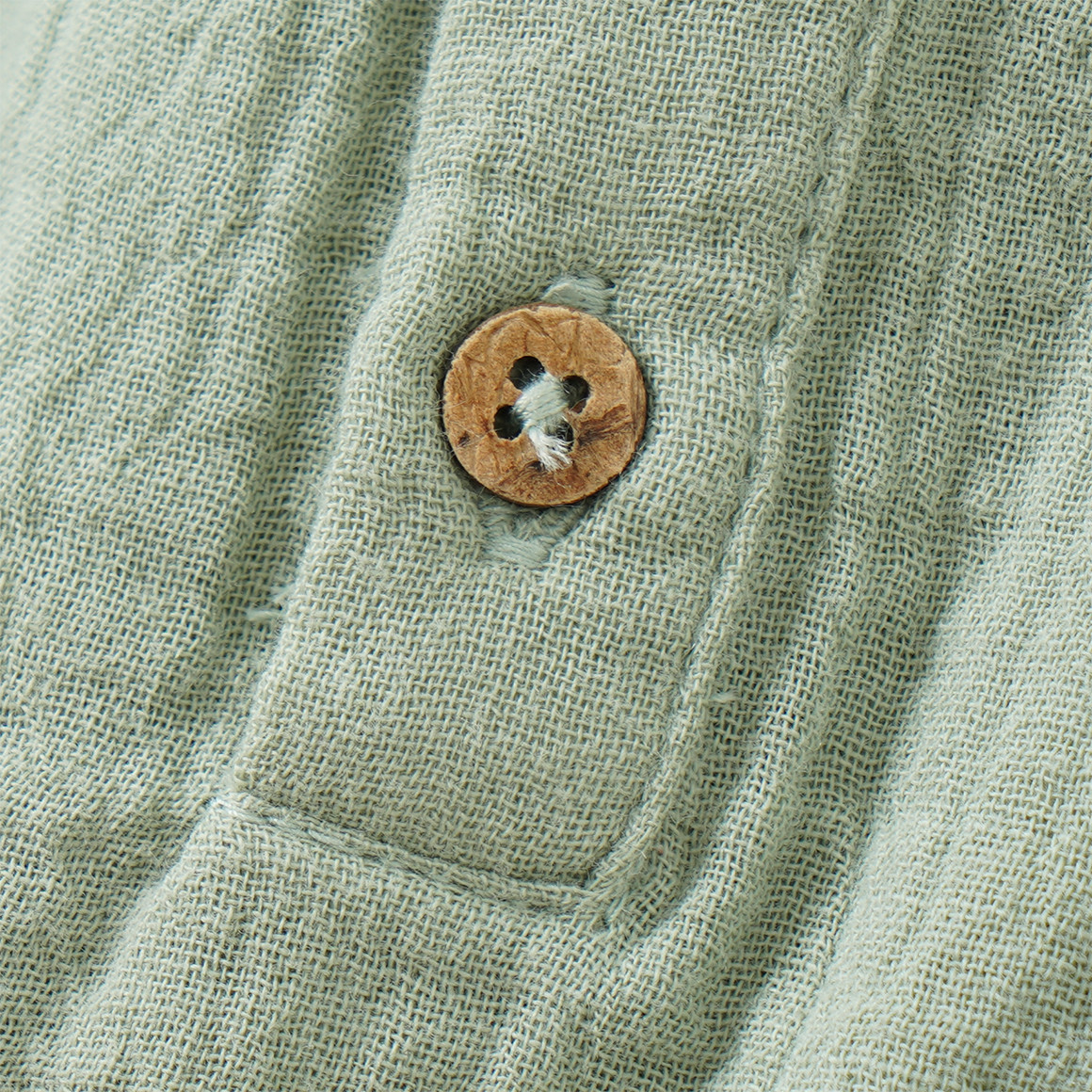 Newborn Musselin-Overall mit Knopfleiste