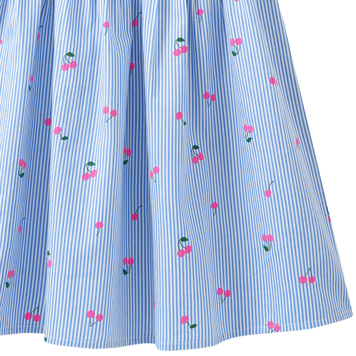 Mädchen Kleid mit Kirschen-Print