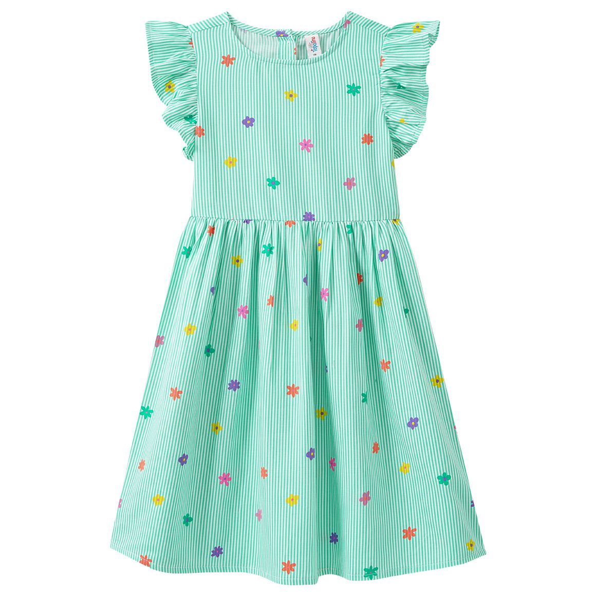 Mädchen Kleid mit Blumen-Print