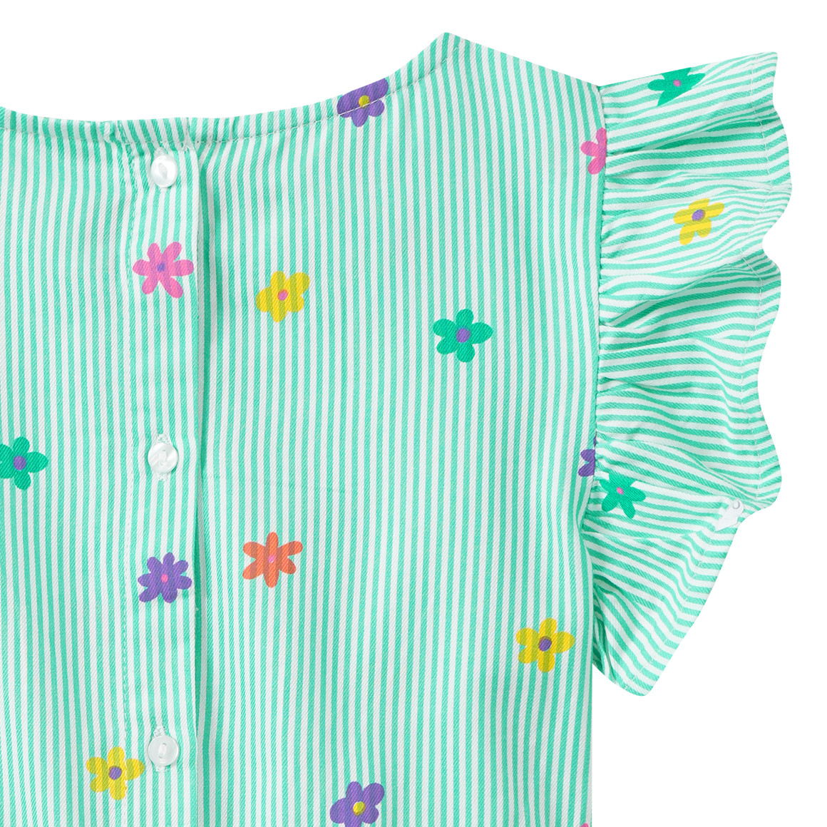Mädchen Kleid mit Blumen-Print