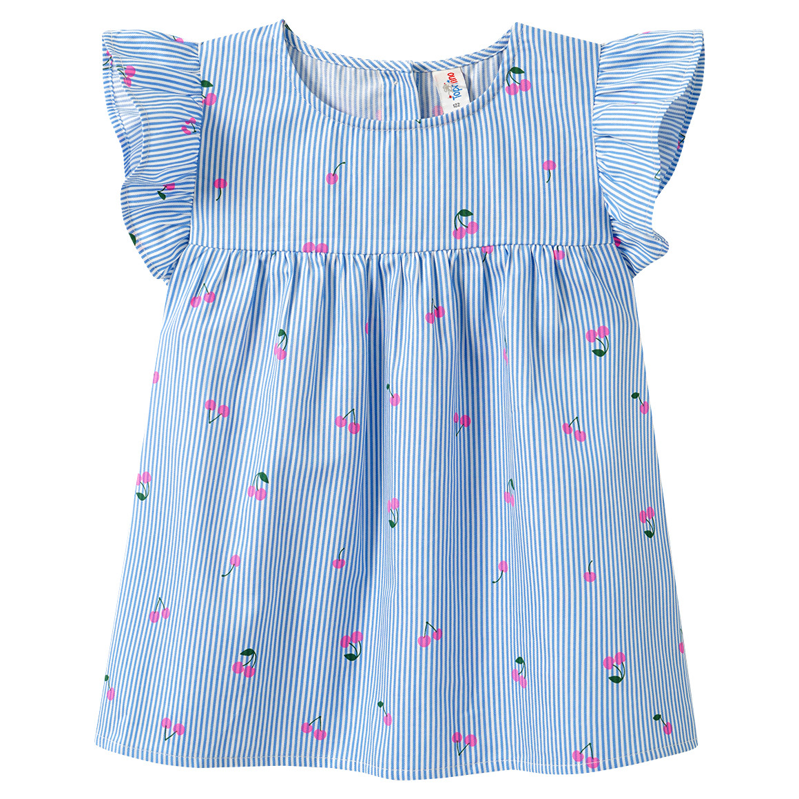Mädchen Bluse mit Kirschen-Print