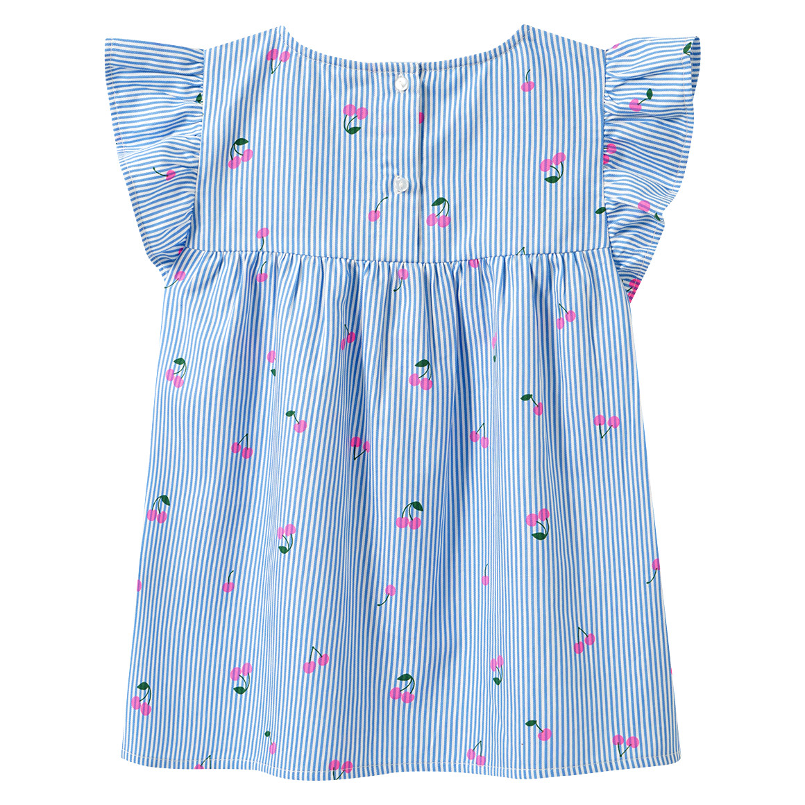 Mädchen Bluse mit Kirschen-Print