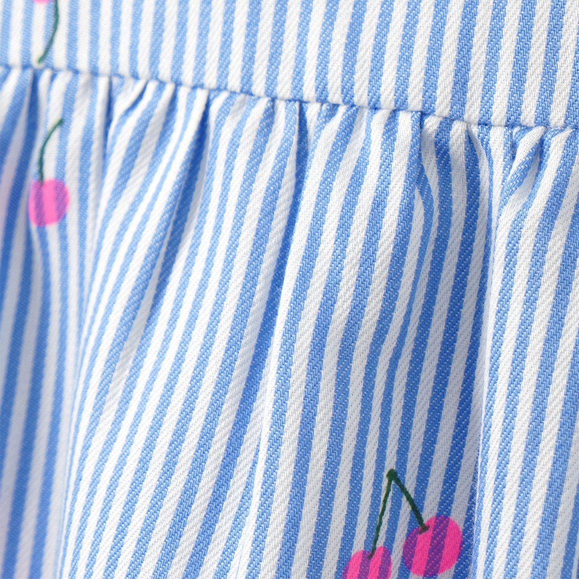 Mädchen Bluse mit Kirschen-Print