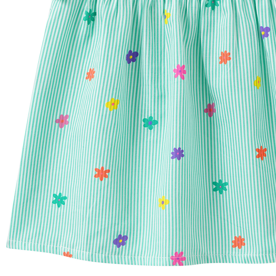 Mädchen Bluse mit Blumen-Print