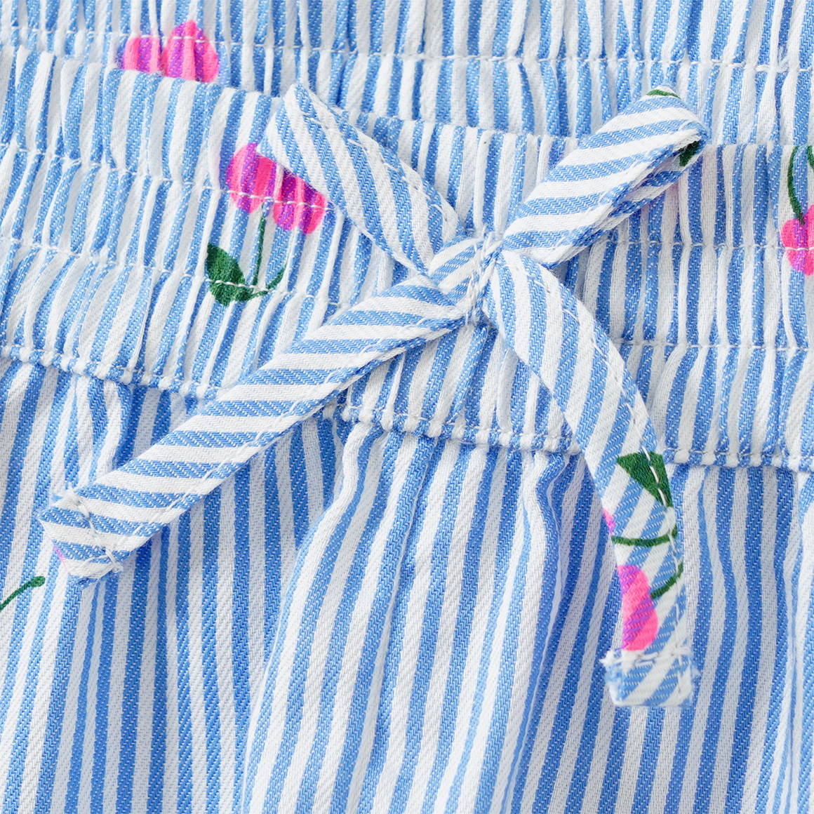 Mädchen Shorts mit Kirschen-Print