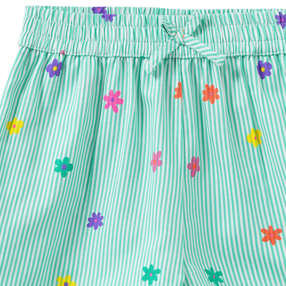 Mädchen Shorts mit Blumen-Print